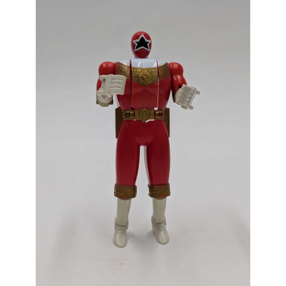 Vintage 1994 Power Rangers Wild Force Falcon Red Transforming‎ Action Figure